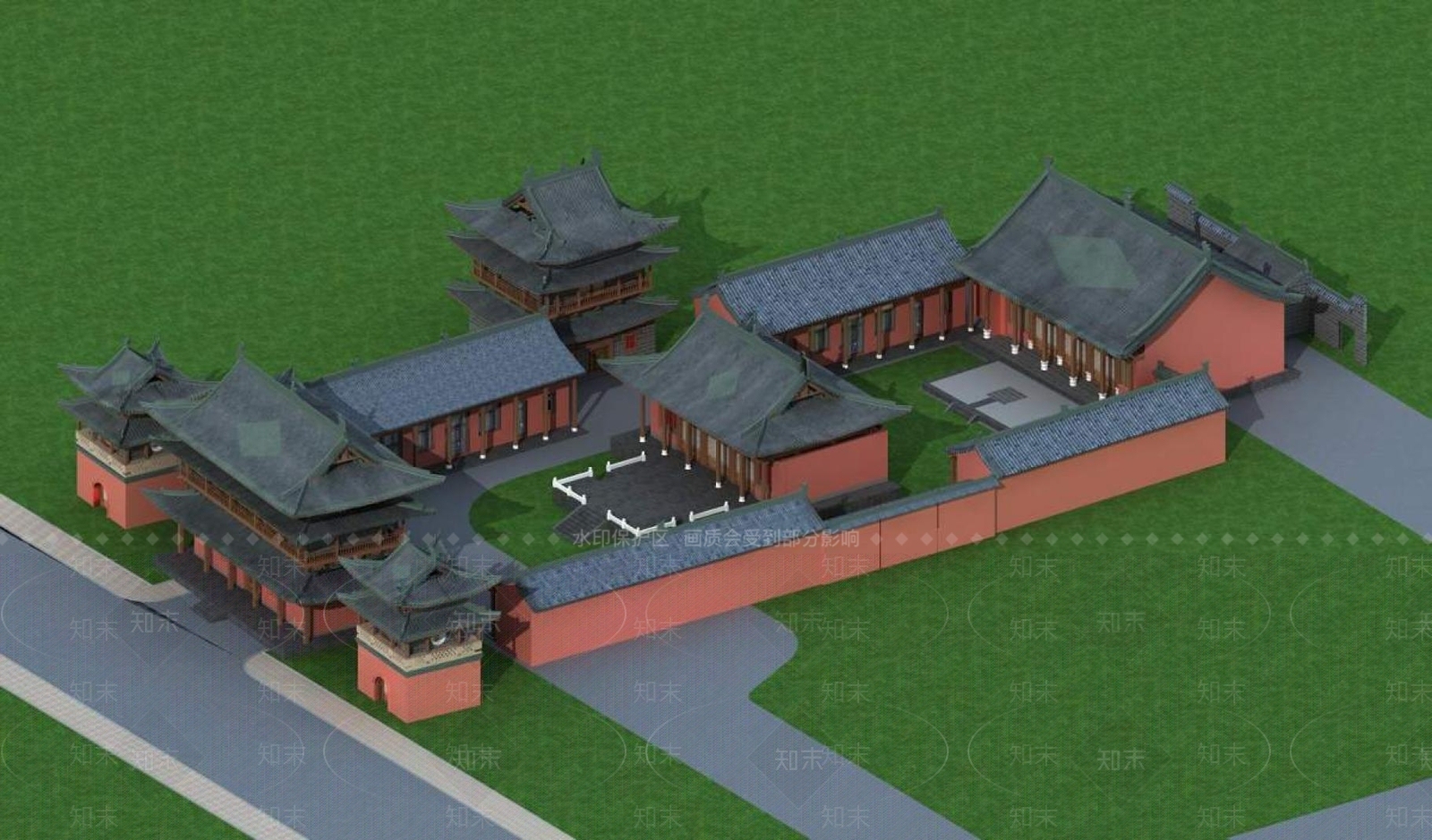 中式博古架3D模型下载【ID:1194773224】