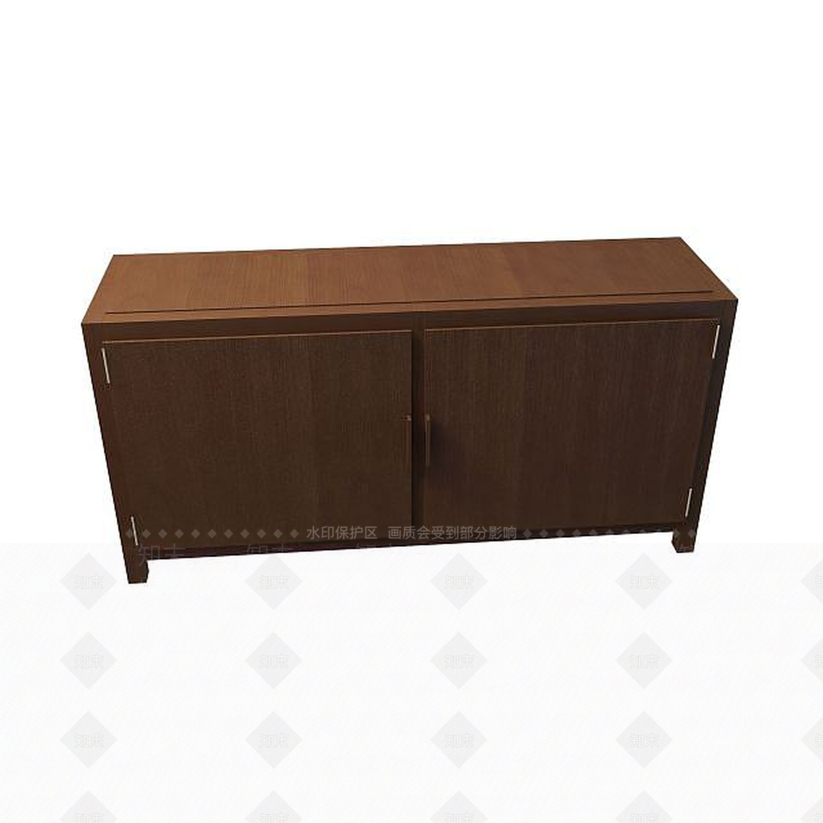现代木质边柜3D模型下载【ID:1194773363】