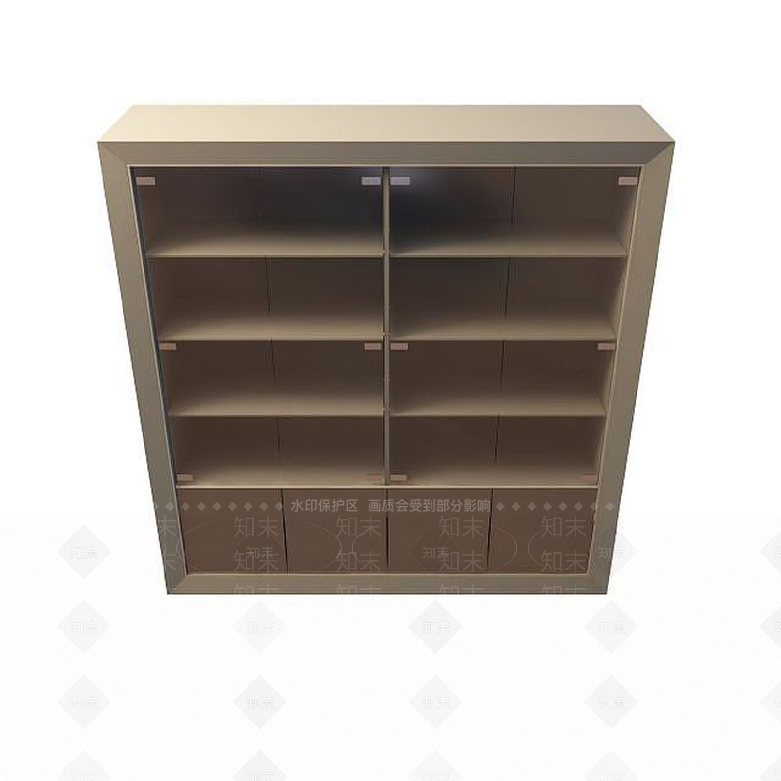 现代简约边柜3D模型下载【ID:1194775230】