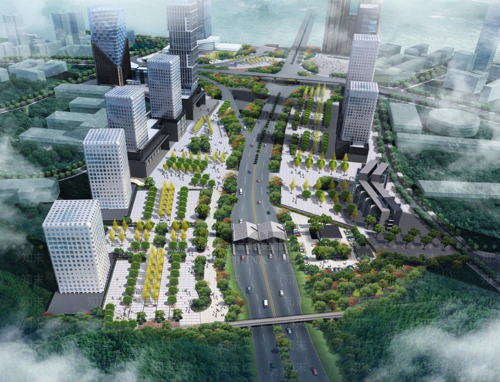 现代桥3D模型下载【ID:1194775550】