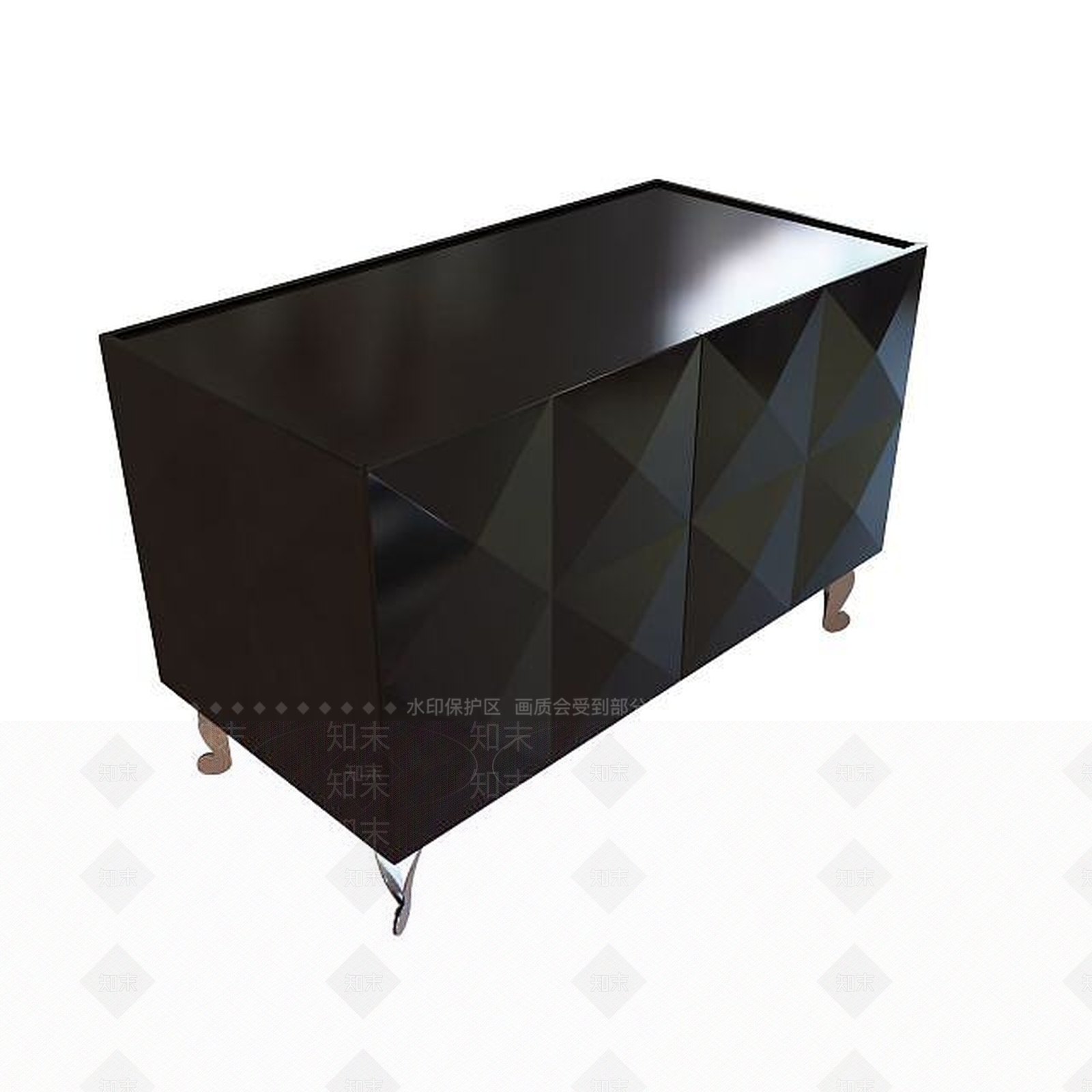 现代边柜3D模型下载【ID:1194775474】