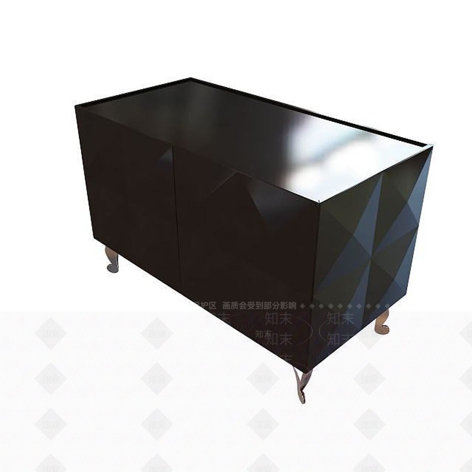 现代边柜3D模型下载【ID:1194775474】