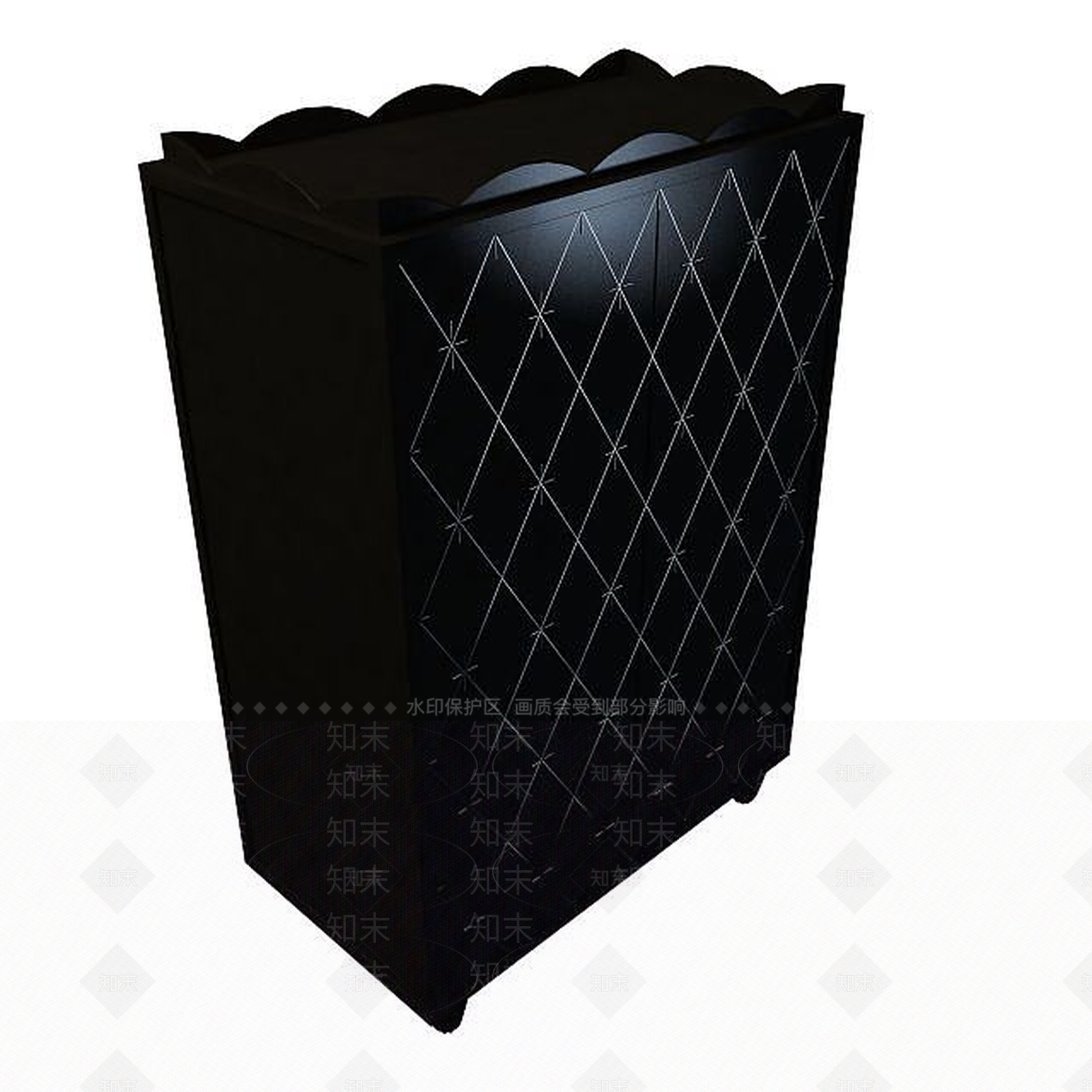 现代简约衣柜3D模型下载【ID:1194775504】