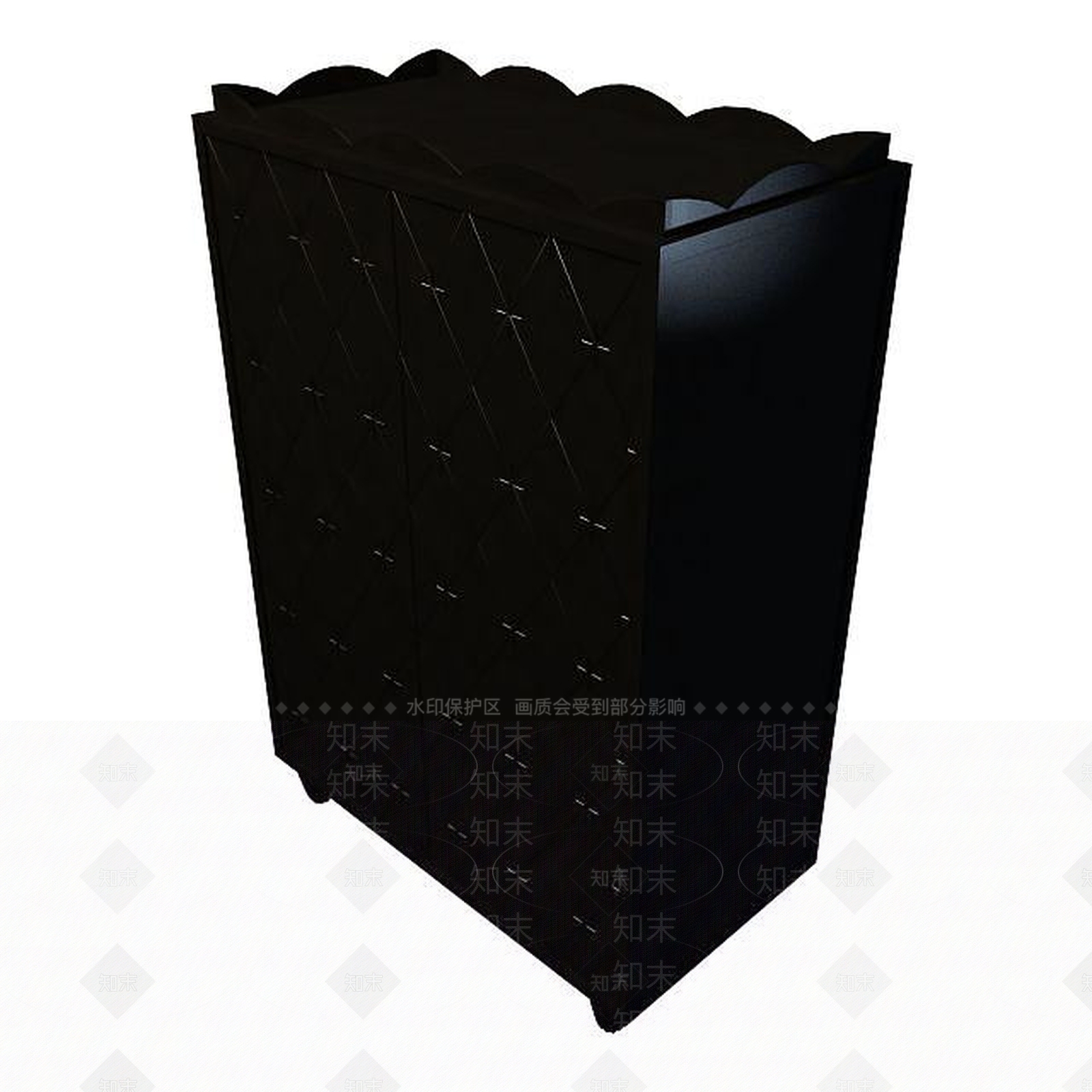 现代简约衣柜3D模型下载【ID:1194775504】