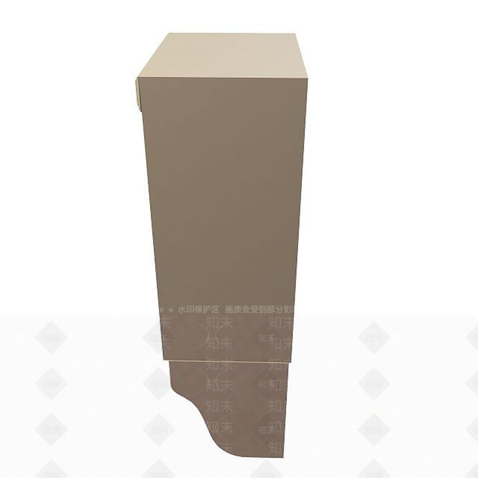 欧式古典欧式边柜3D模型下载【ID:1194776270】