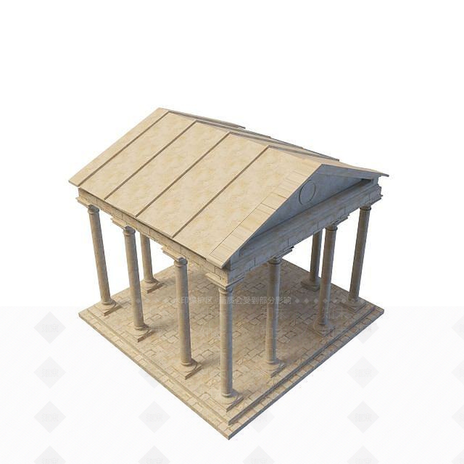现代凉亭3D模型下载【ID:1194776725】