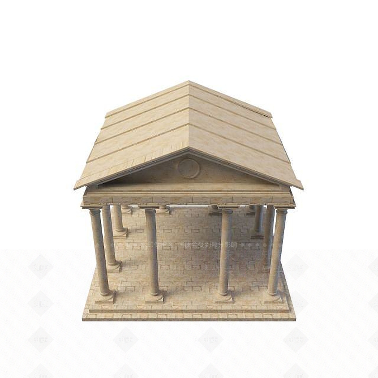 现代凉亭3D模型下载【ID:1194776725】