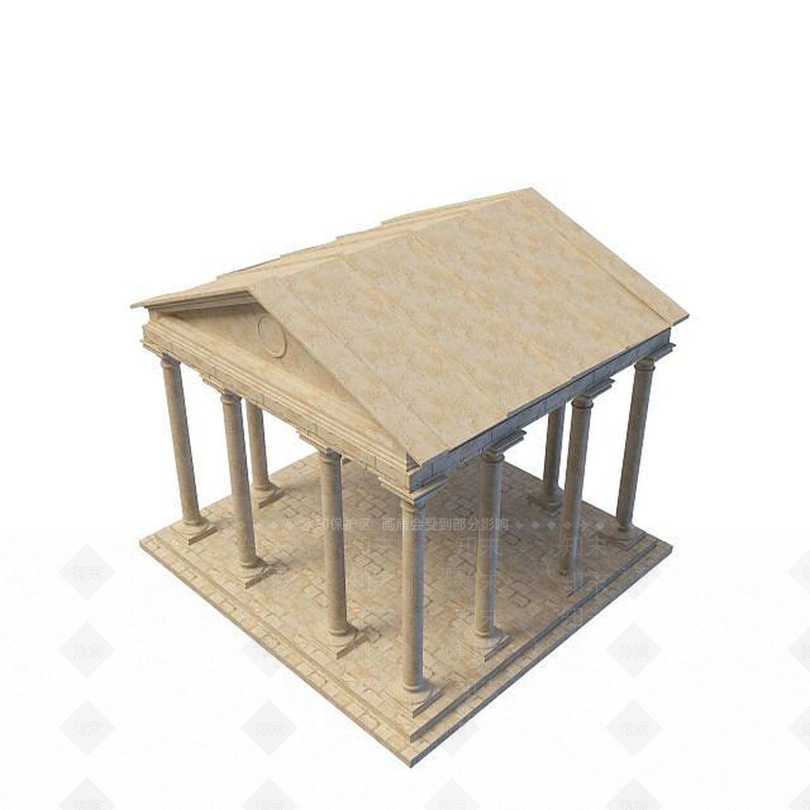 现代凉亭3D模型下载【ID:1194776725】