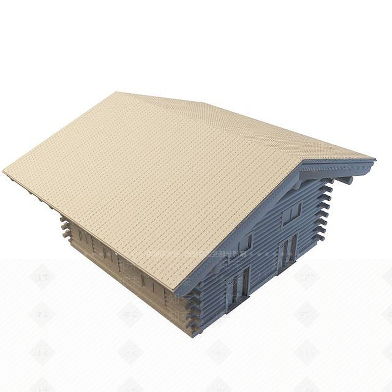 现代住宅楼3D模型下载【ID:1194777202】