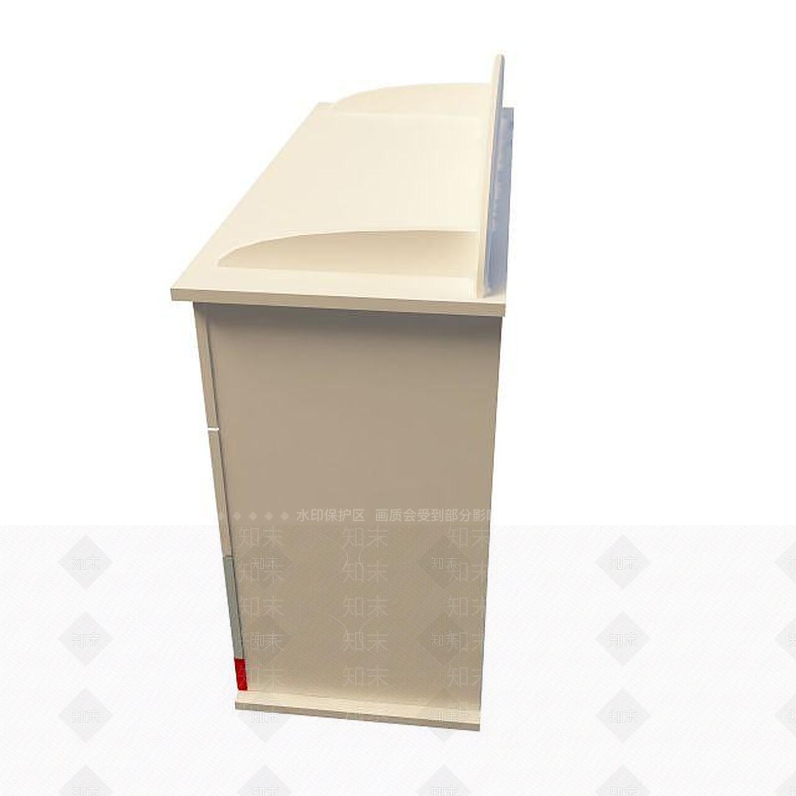 现代卧室边柜3D模型下载【ID:1194777509】