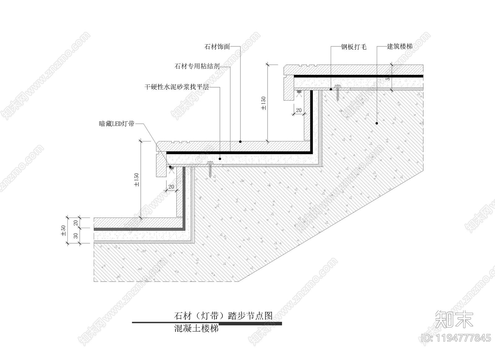 地台节点cad施工图下载【ID:1194777845】