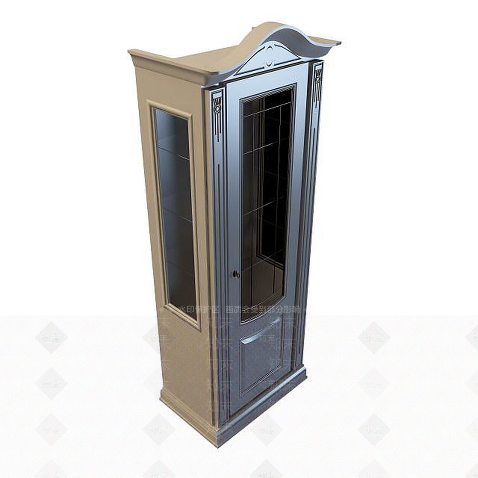 现代酒柜3D模型下载【ID:1194778295】
