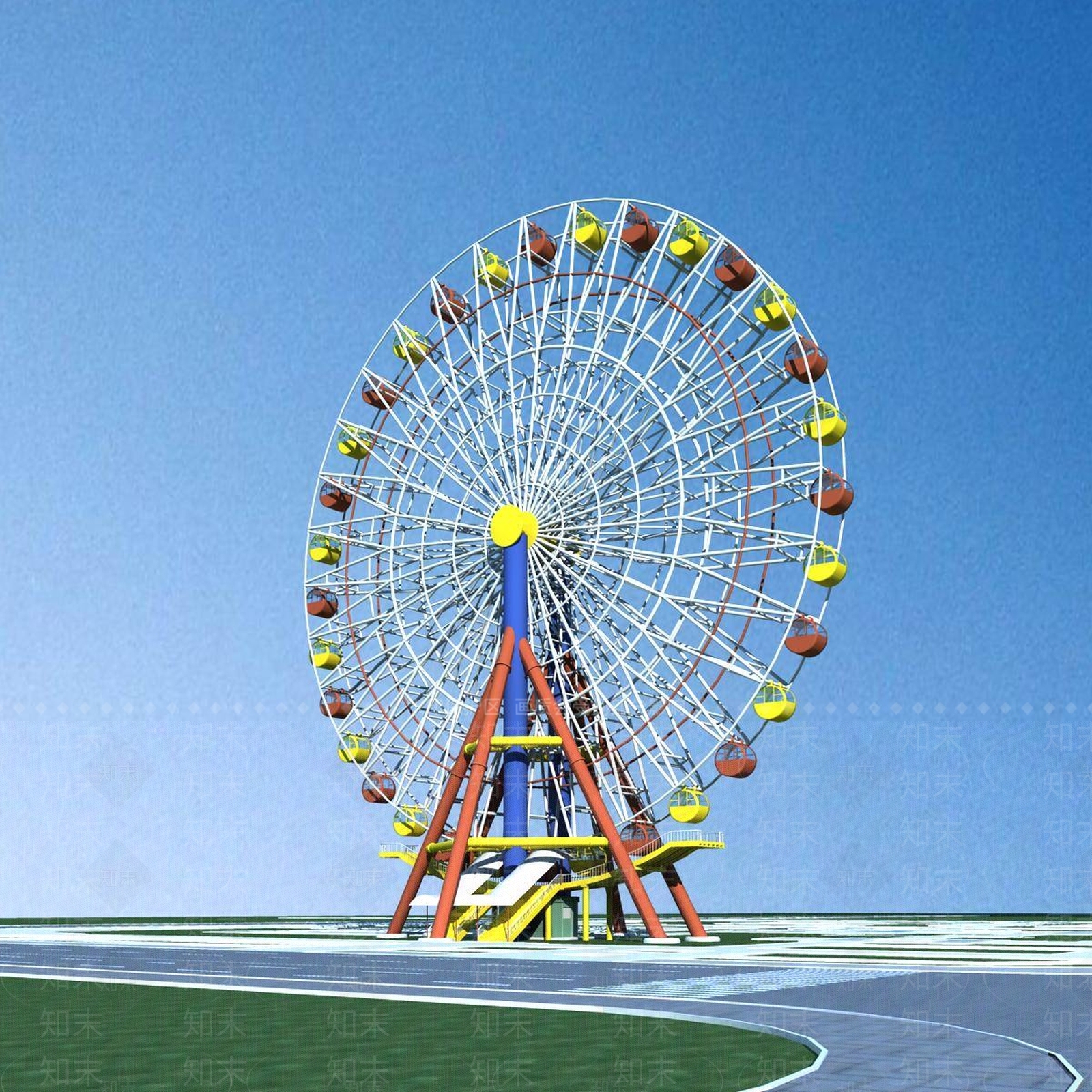 现代其他景观3D模型下载【ID:1194778340】