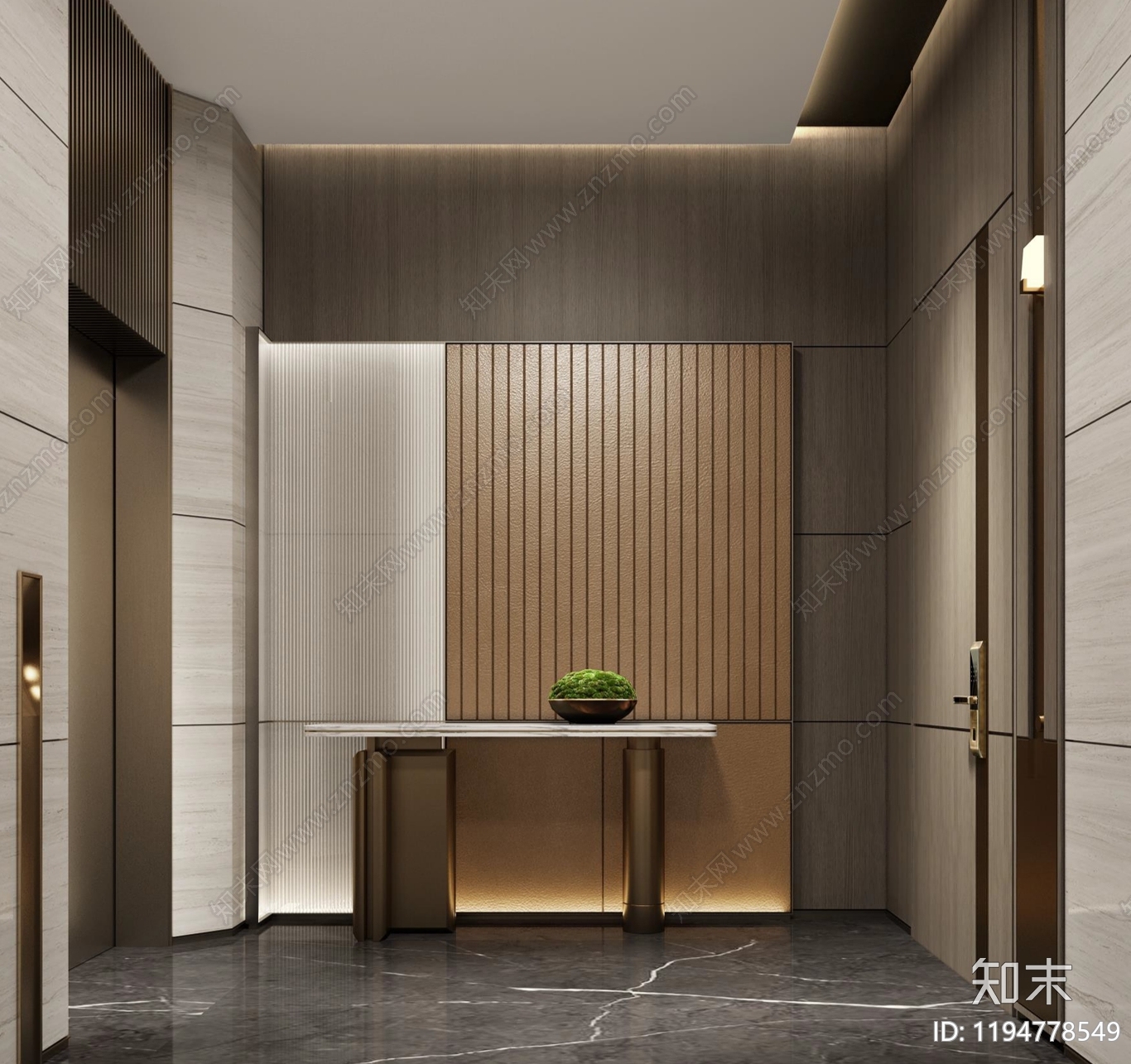 现代轻奢住宅公区下载【ID:1194778549】