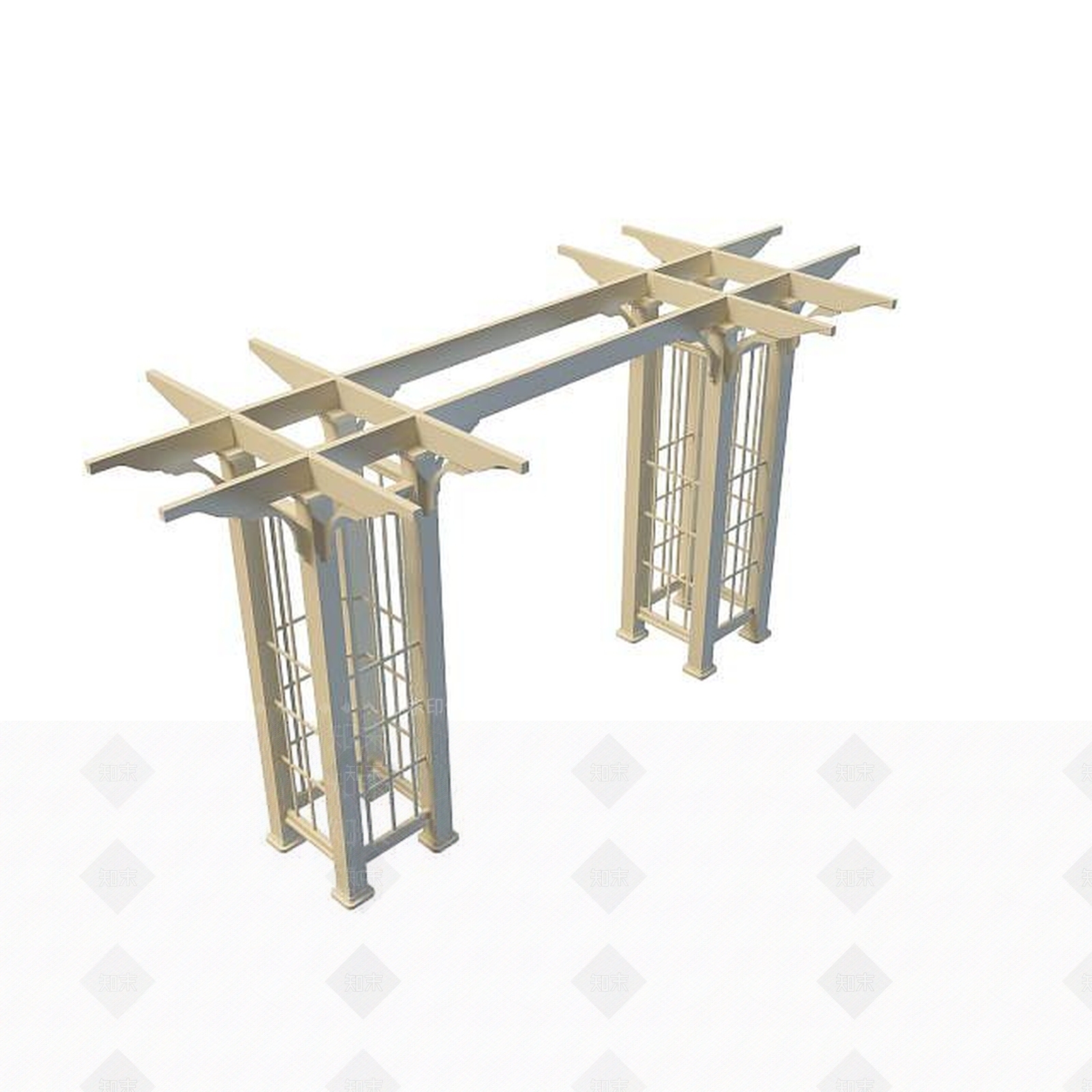现代园林小品3D模型下载【ID:1194778503】