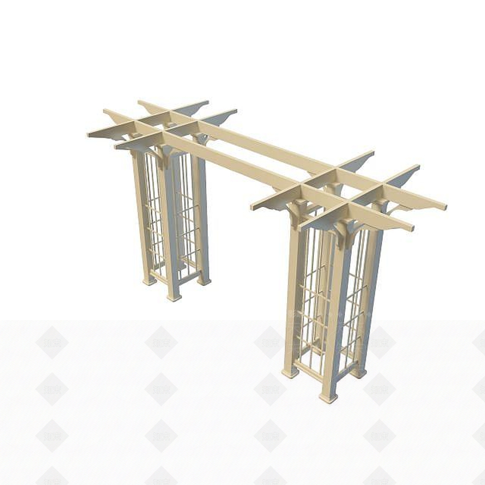 现代园林小品3D模型下载【ID:1194778503】