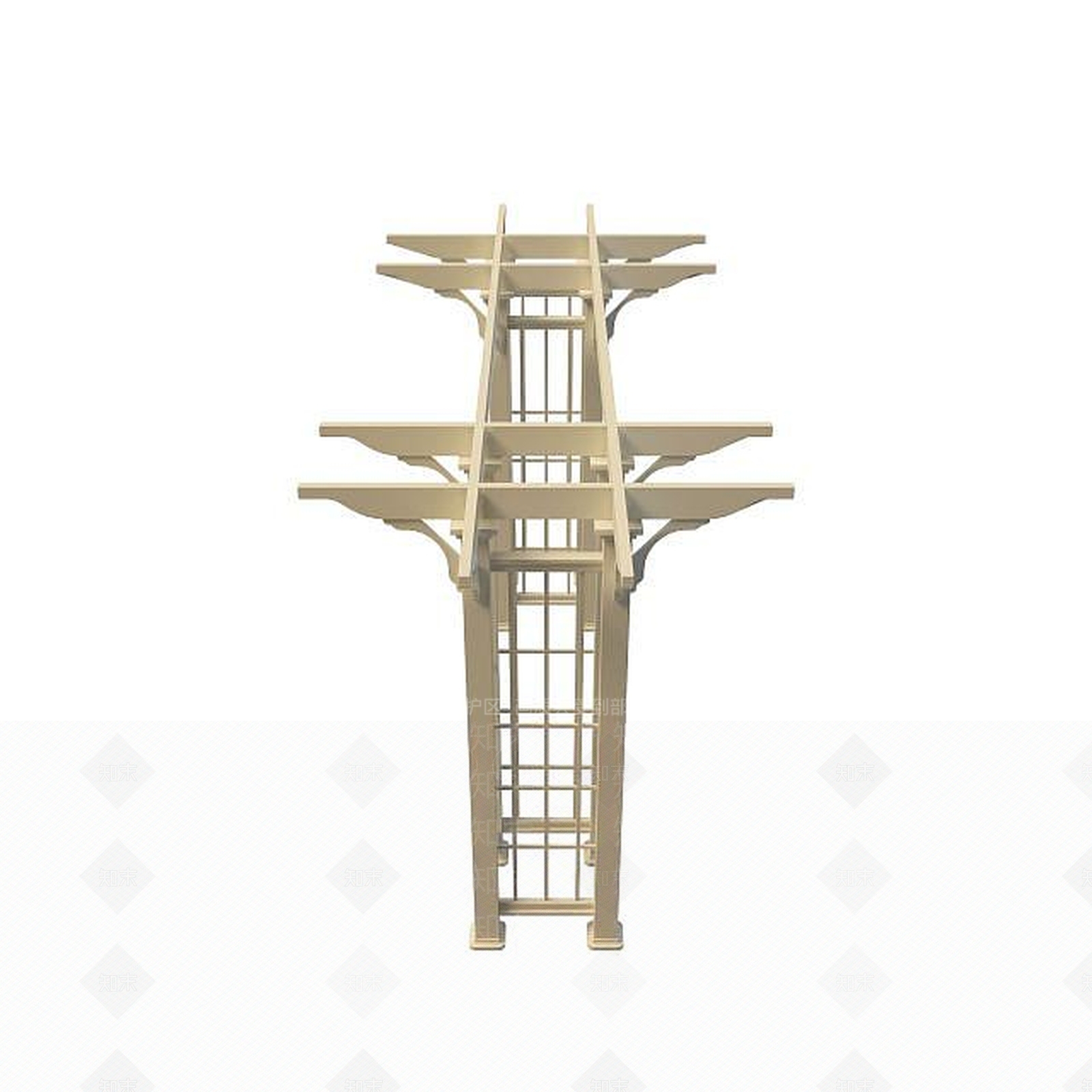 现代园林小品3D模型下载【ID:1194778503】