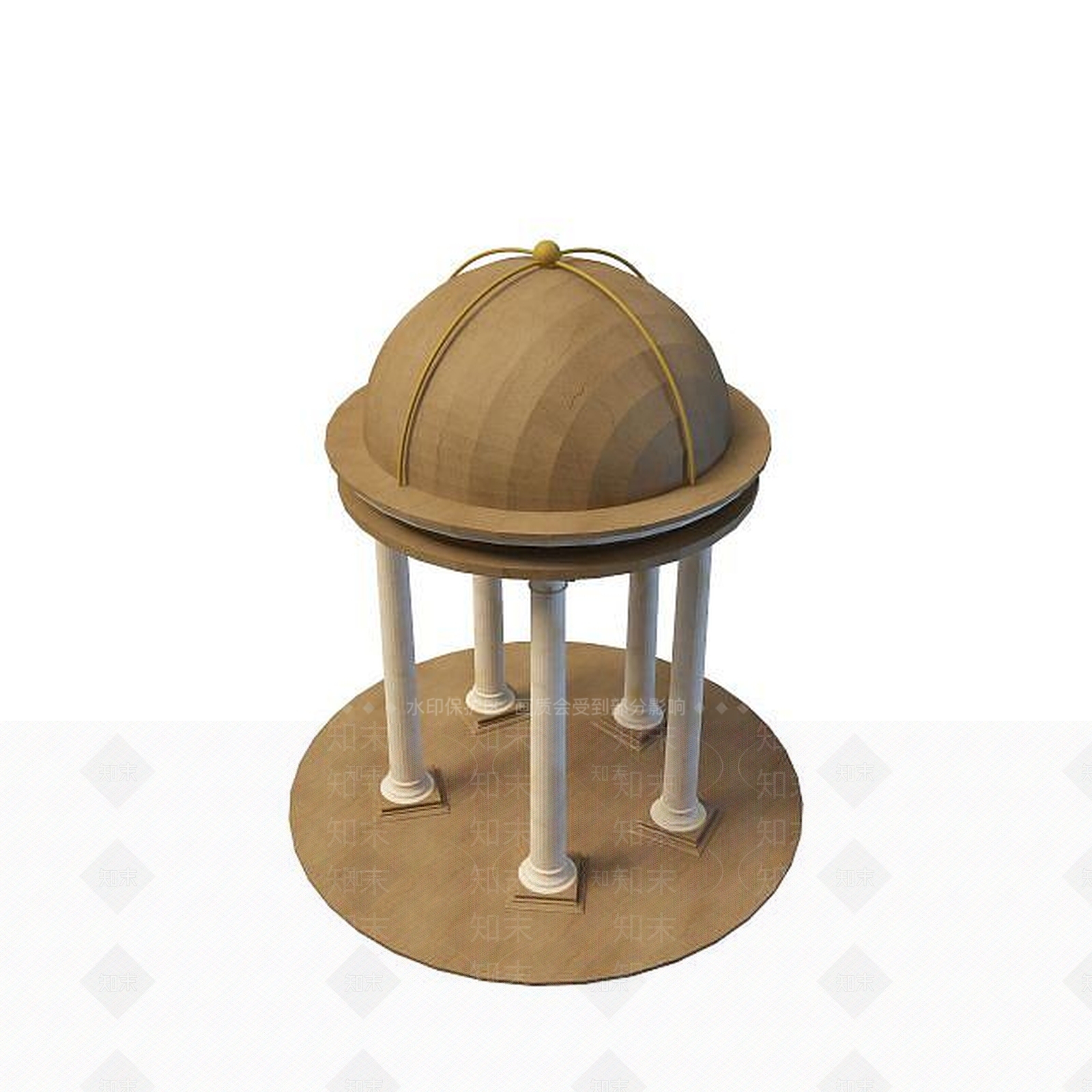 现代凉亭3D模型下载【ID:1194779288】