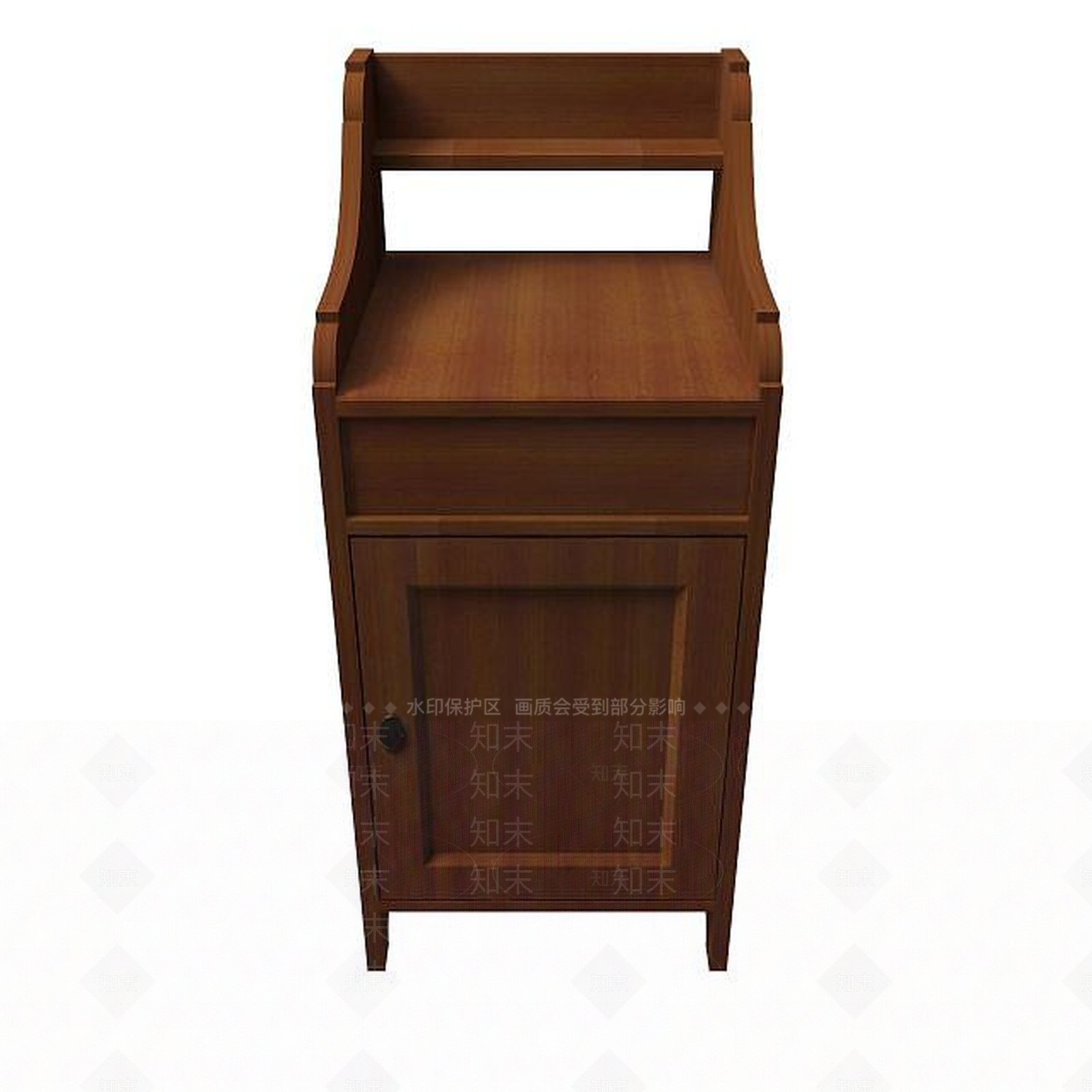 中式边柜3D模型下载【ID:1194780388】