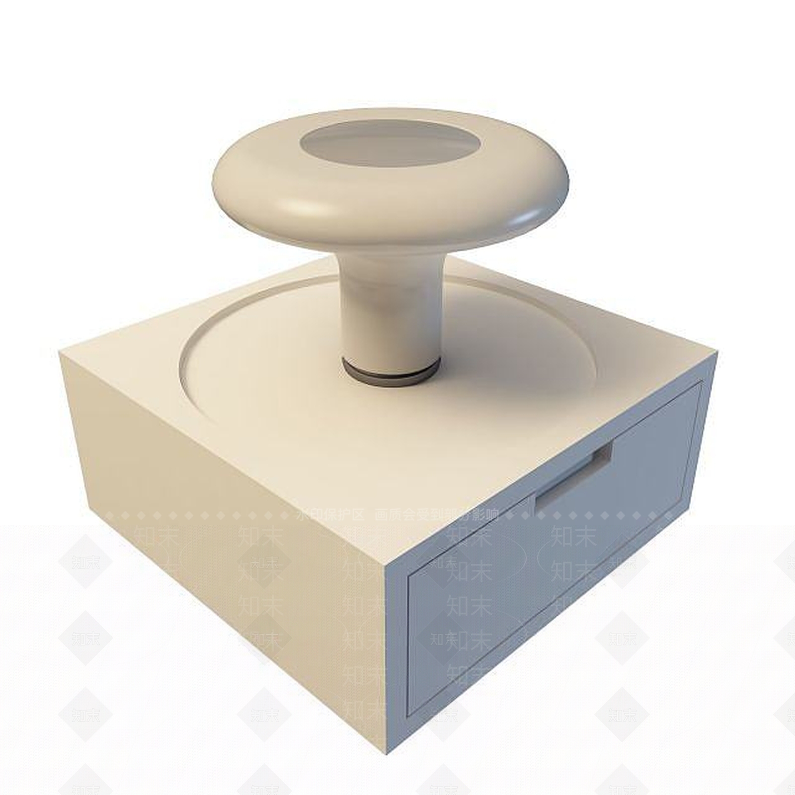现代个性床头柜3D模型下载【ID:1194781761】