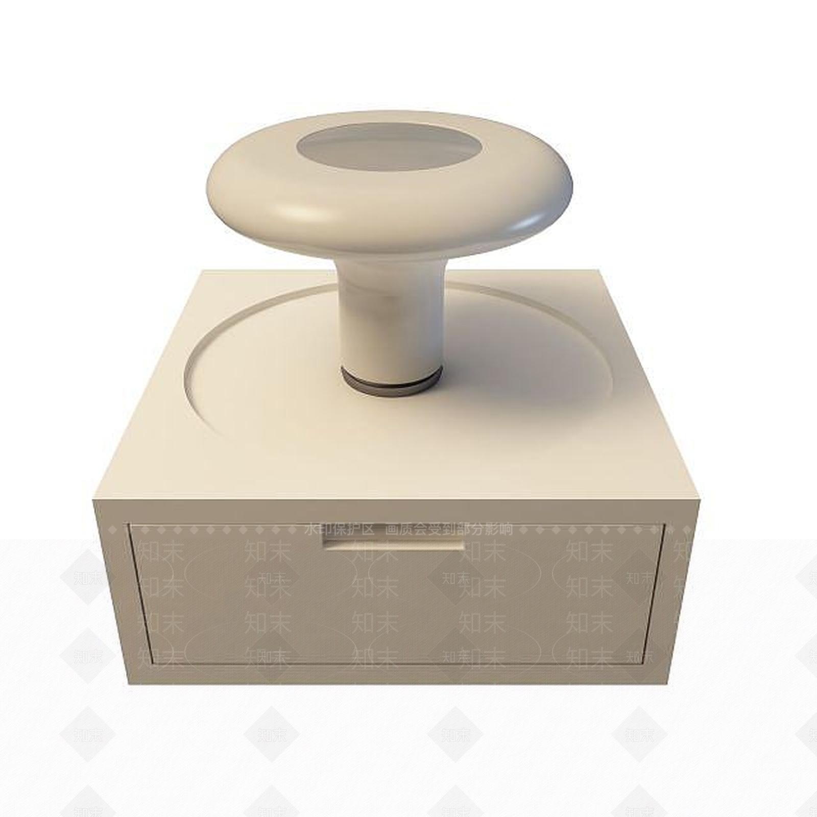 现代个性床头柜3D模型下载【ID:1194781761】