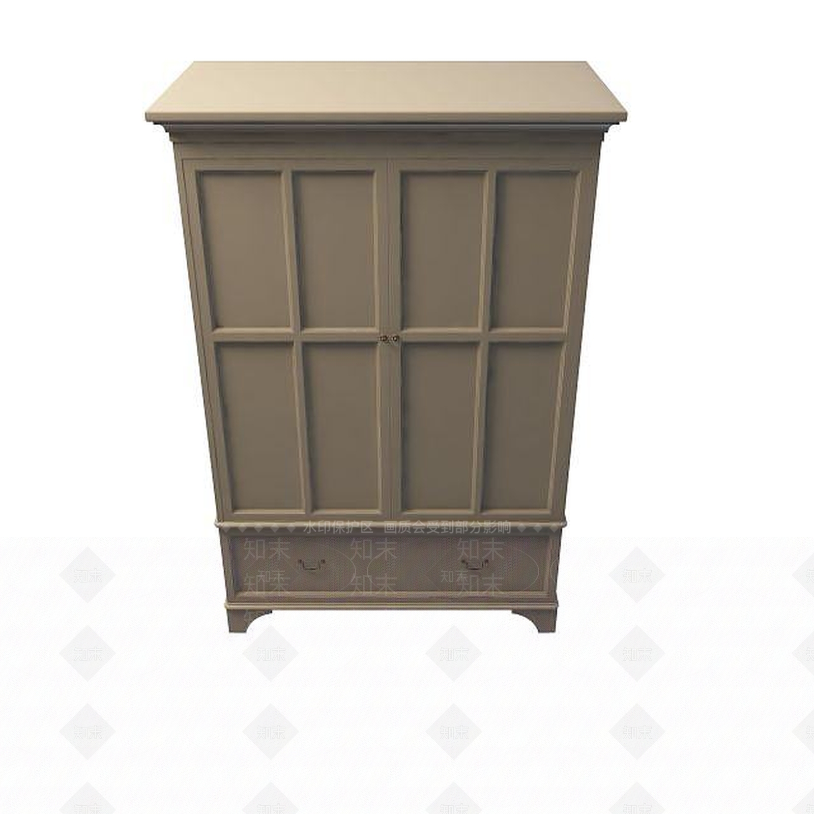 现代简约衣柜3D模型下载【ID:1194782113】