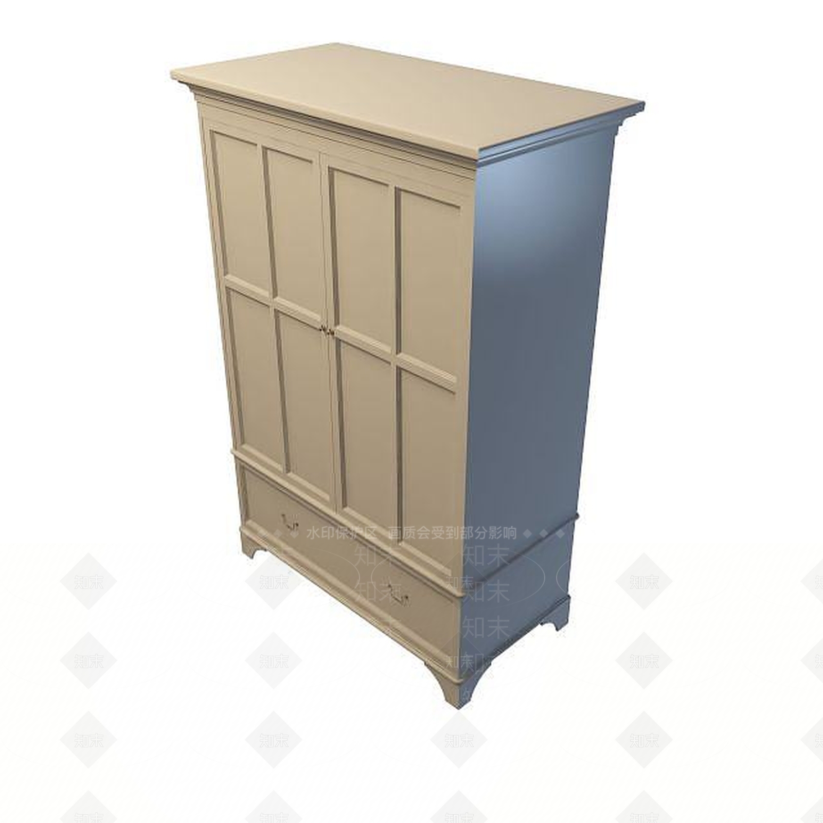 现代简约衣柜3D模型下载【ID:1194782113】