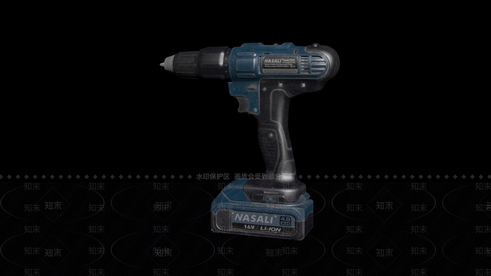 现代自动电钻3D模型下载【ID:1194782155】