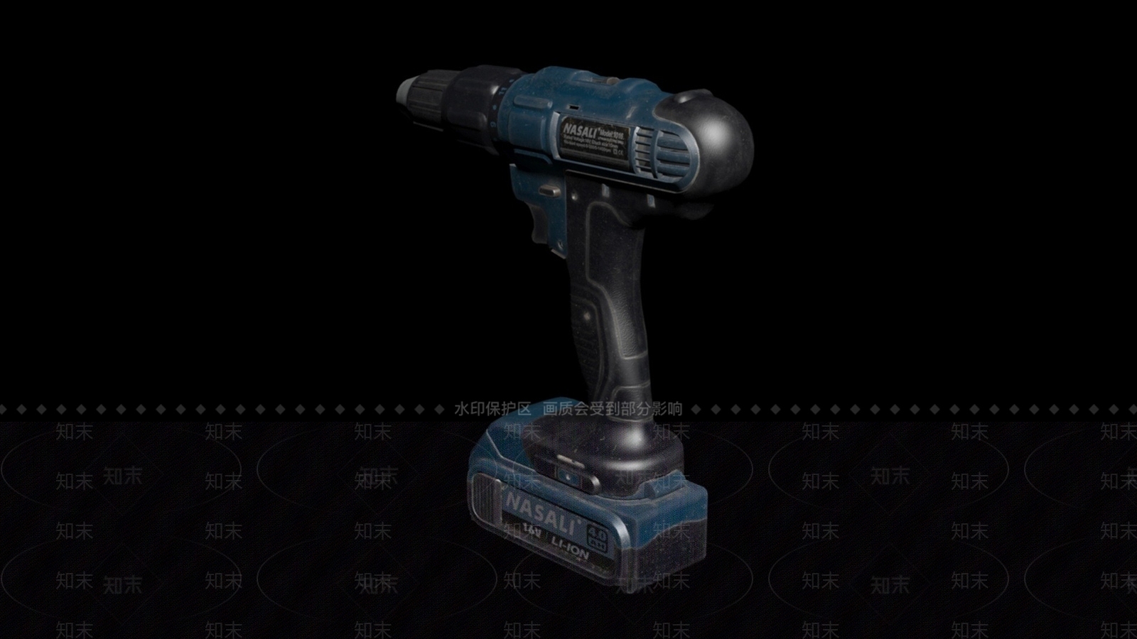 现代自动电钻3D模型下载【ID:1194782155】