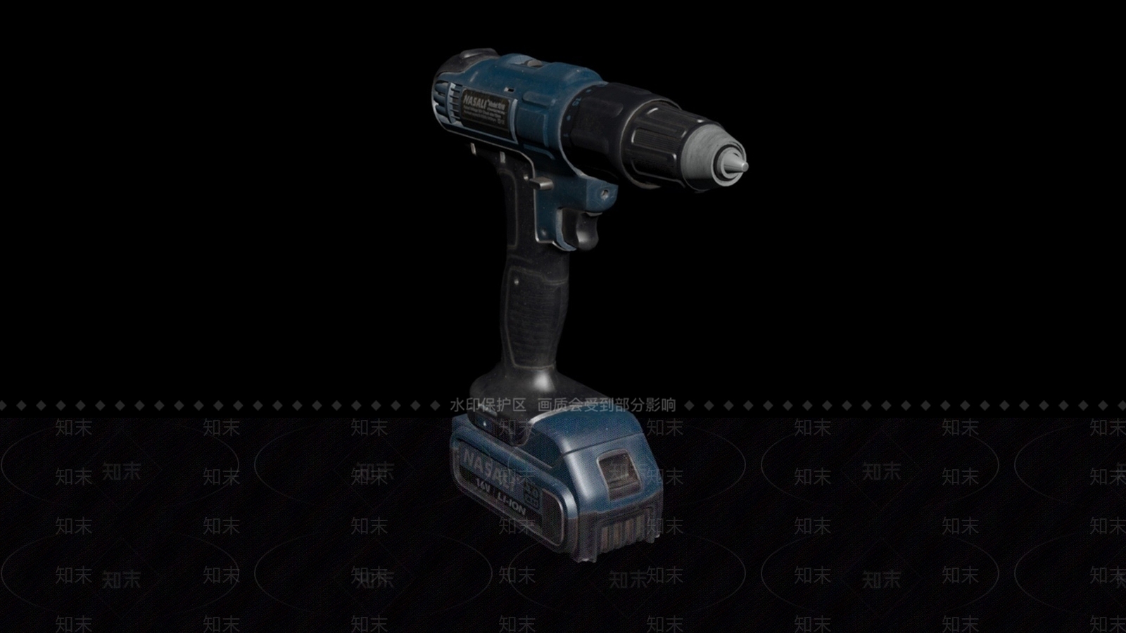 现代自动电钻3D模型下载【ID:1194782155】