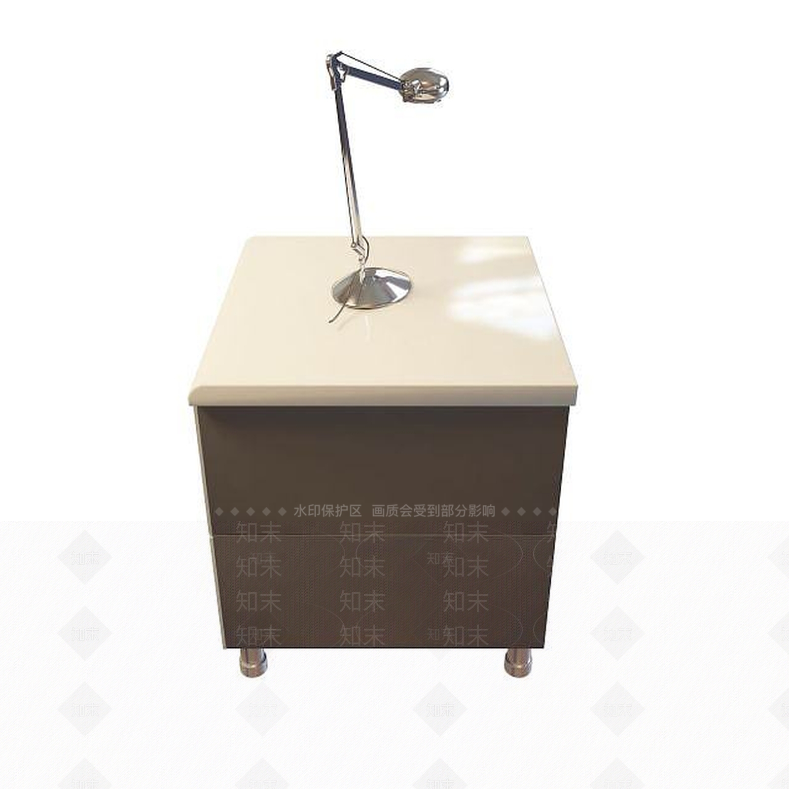 现代简约床头柜子3D模型下载【ID:1194783244】