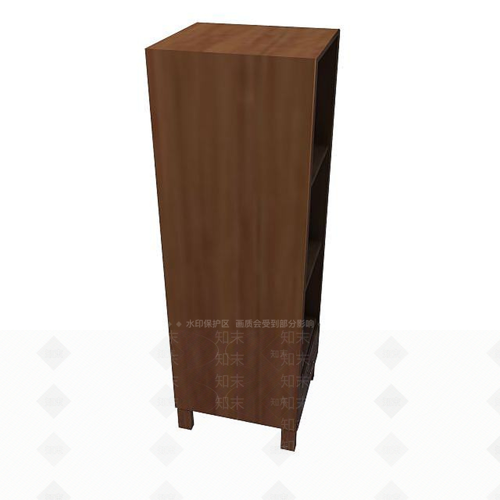 现代实木边柜3D模型下载【ID:1194784105】