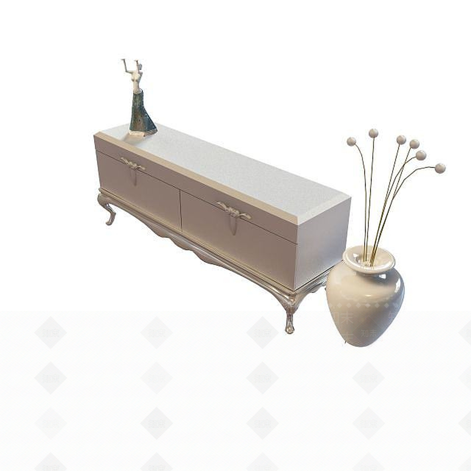 现代边柜3D模型下载【ID:1194784403】
