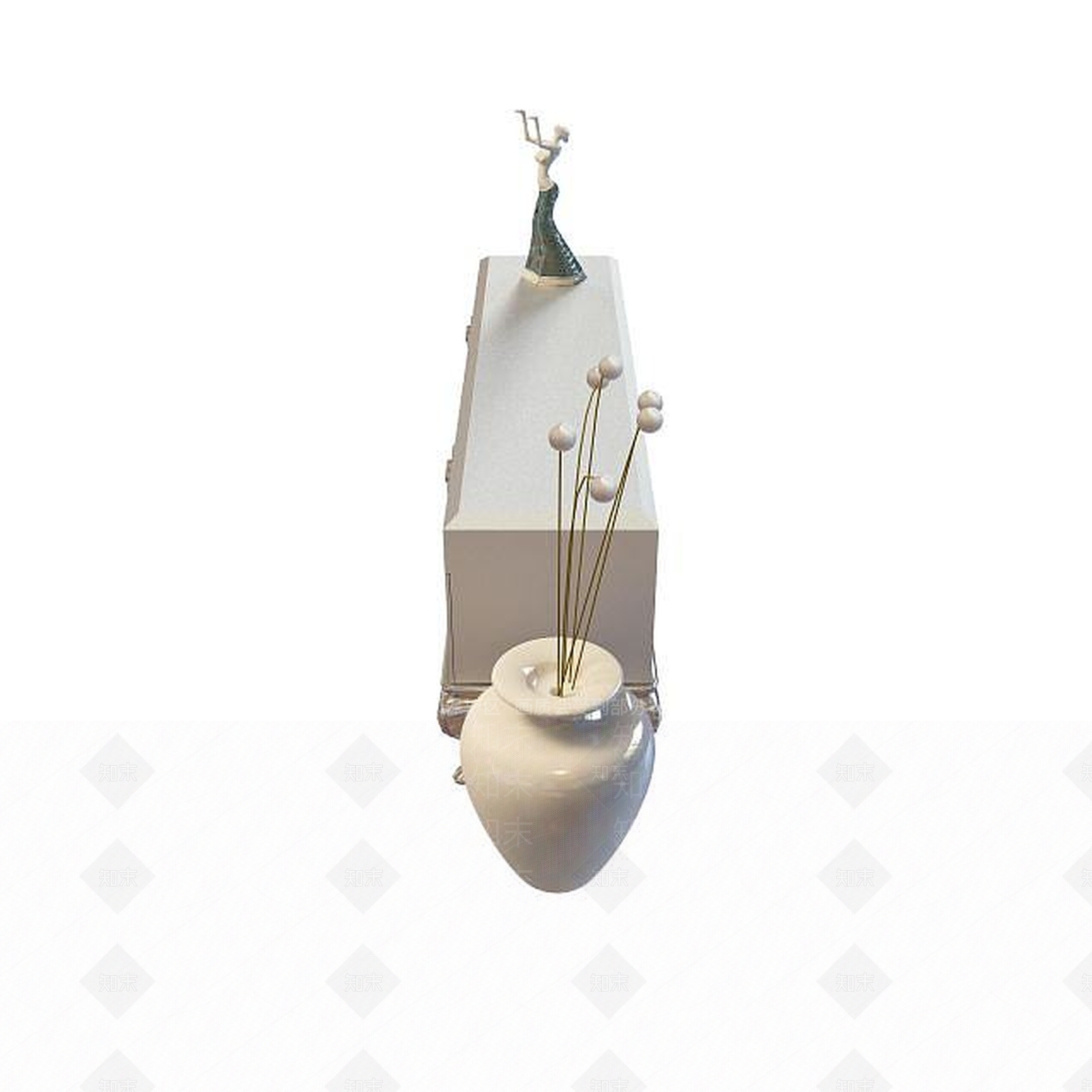 现代边柜3D模型下载【ID:1194784403】