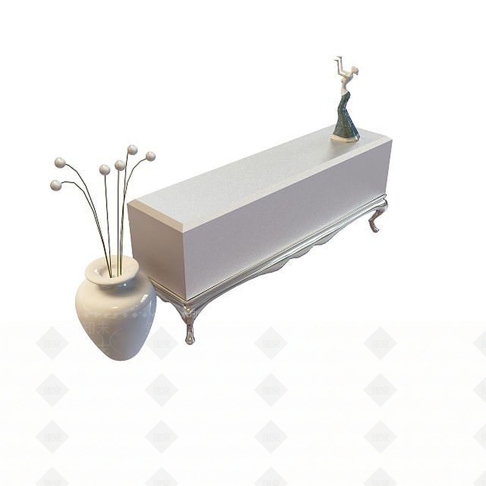 现代边柜3D模型下载【ID:1194784403】