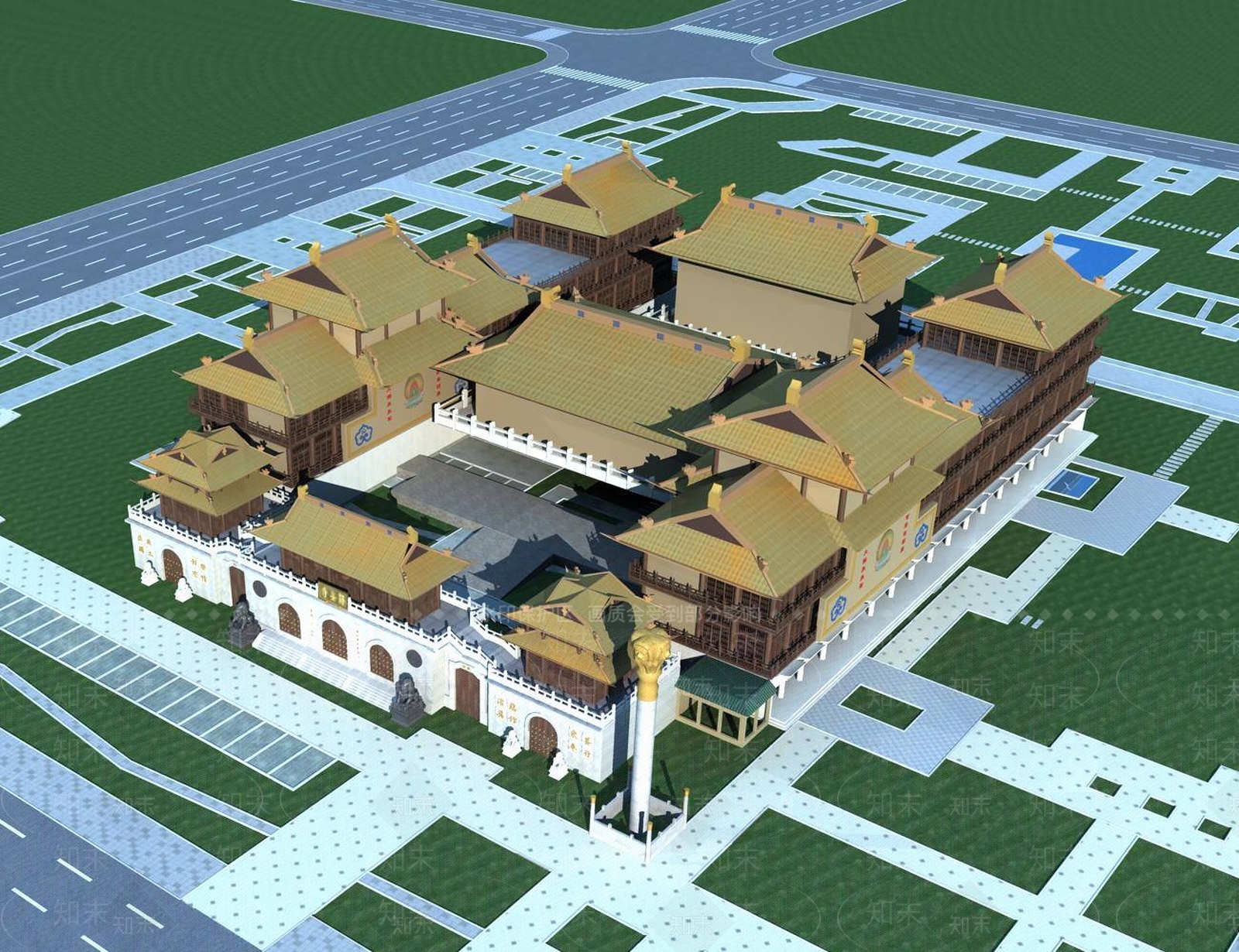 中式博古架3D模型下载【ID:1194784478】