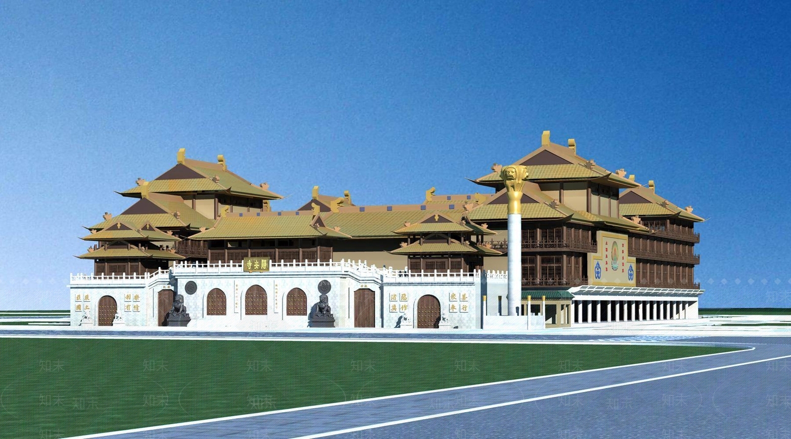 中式博古架3D模型下载【ID:1194784478】