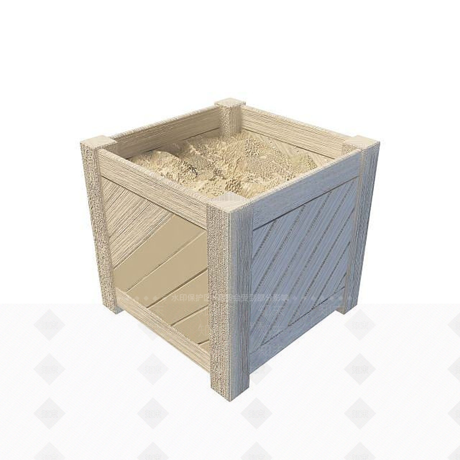 现代园林小品3D模型下载【ID:1194785006】