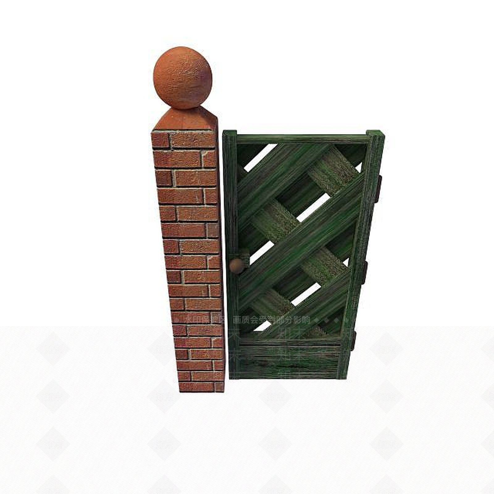现代园林小品3D模型下载【ID:1194785196】