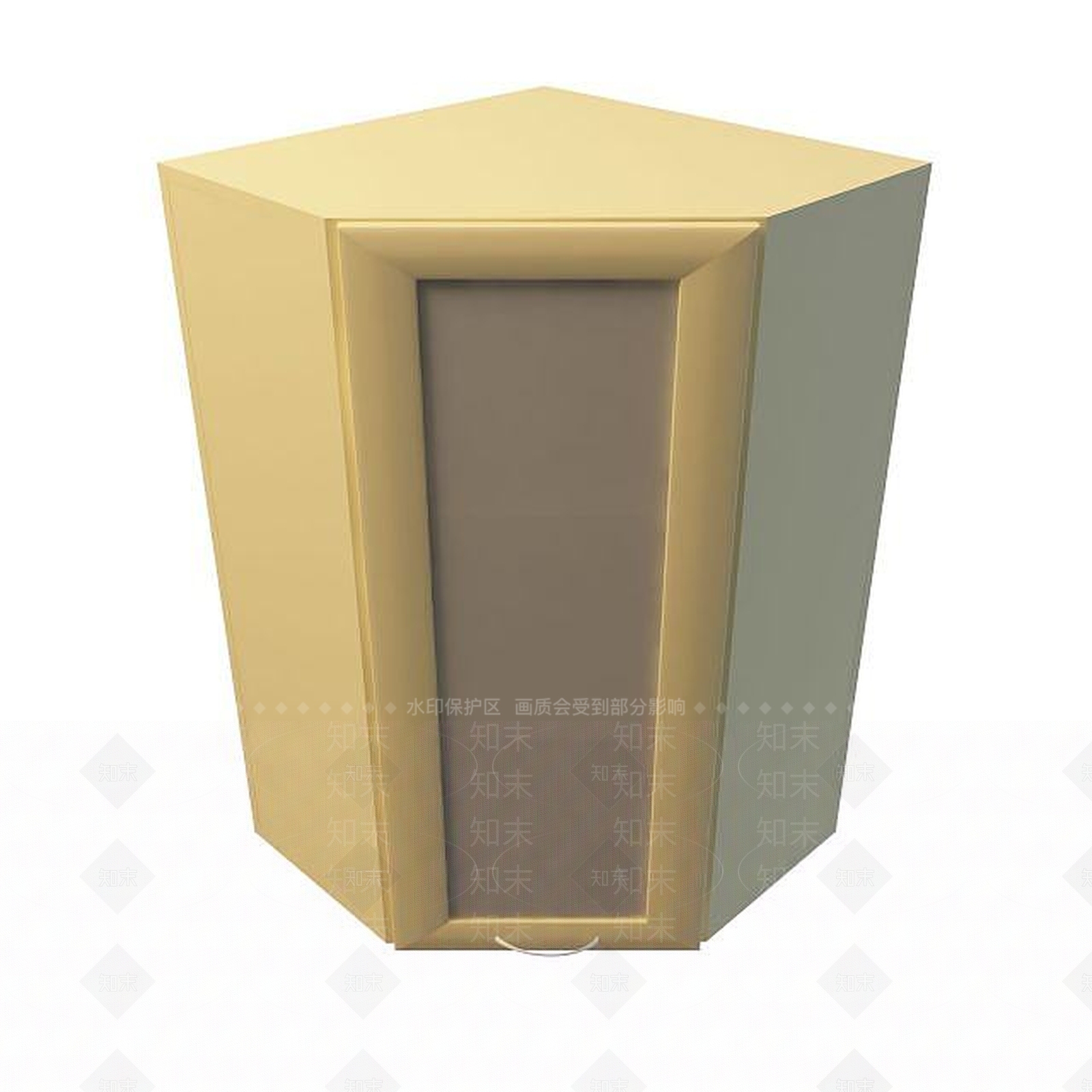 现代时尚角柜3D模型下载【ID:1194785566】