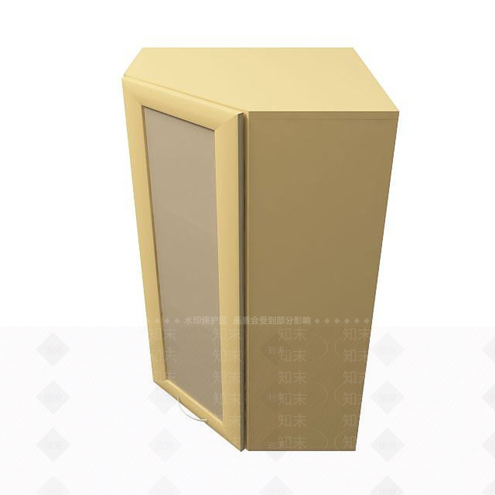 现代时尚角柜3D模型下载【ID:1194785566】