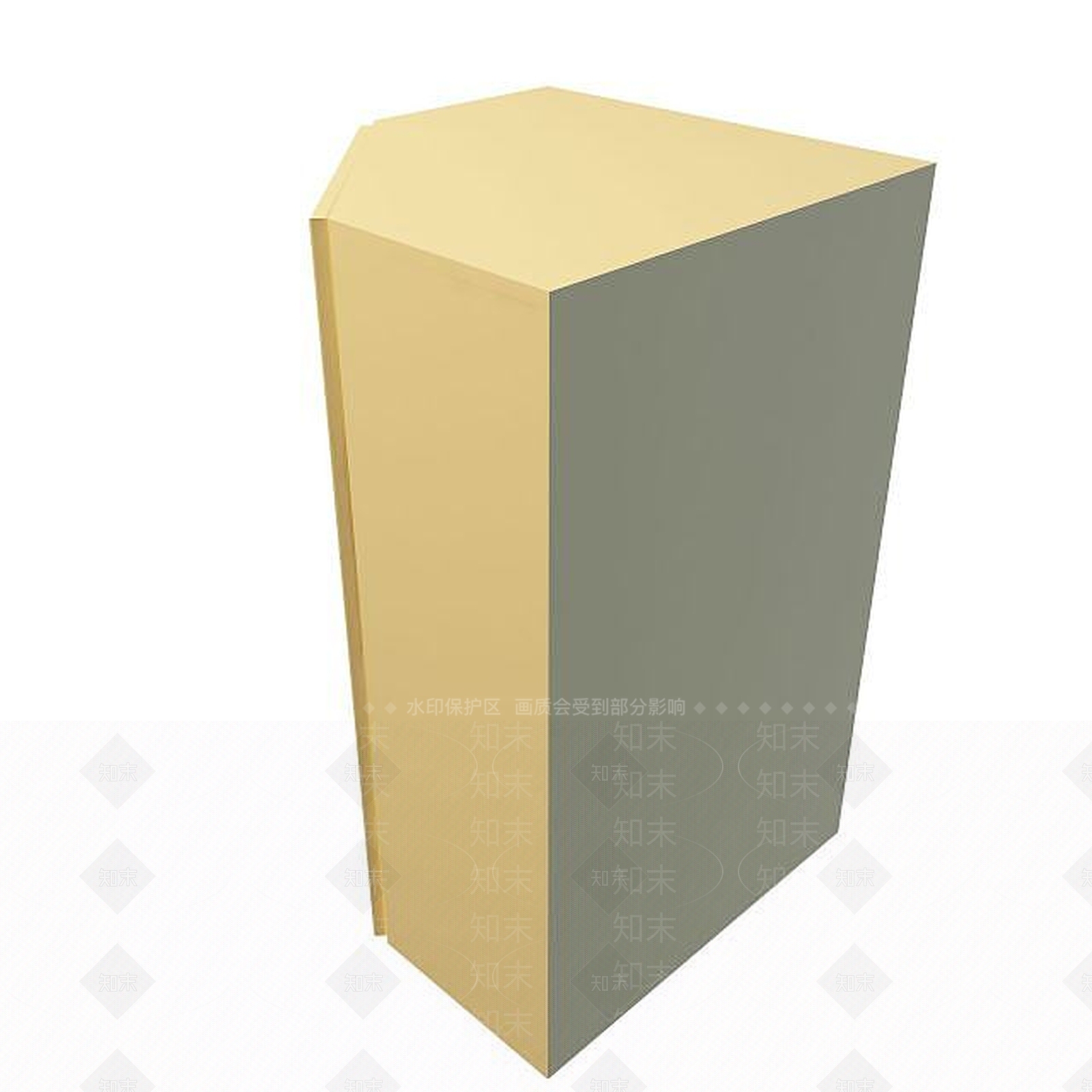 现代时尚角柜3D模型下载【ID:1194785566】