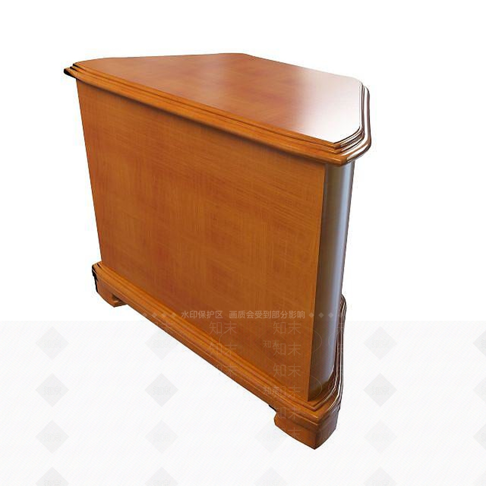 欧式古典欧式高档边柜3D模型下载【ID:1194787932】