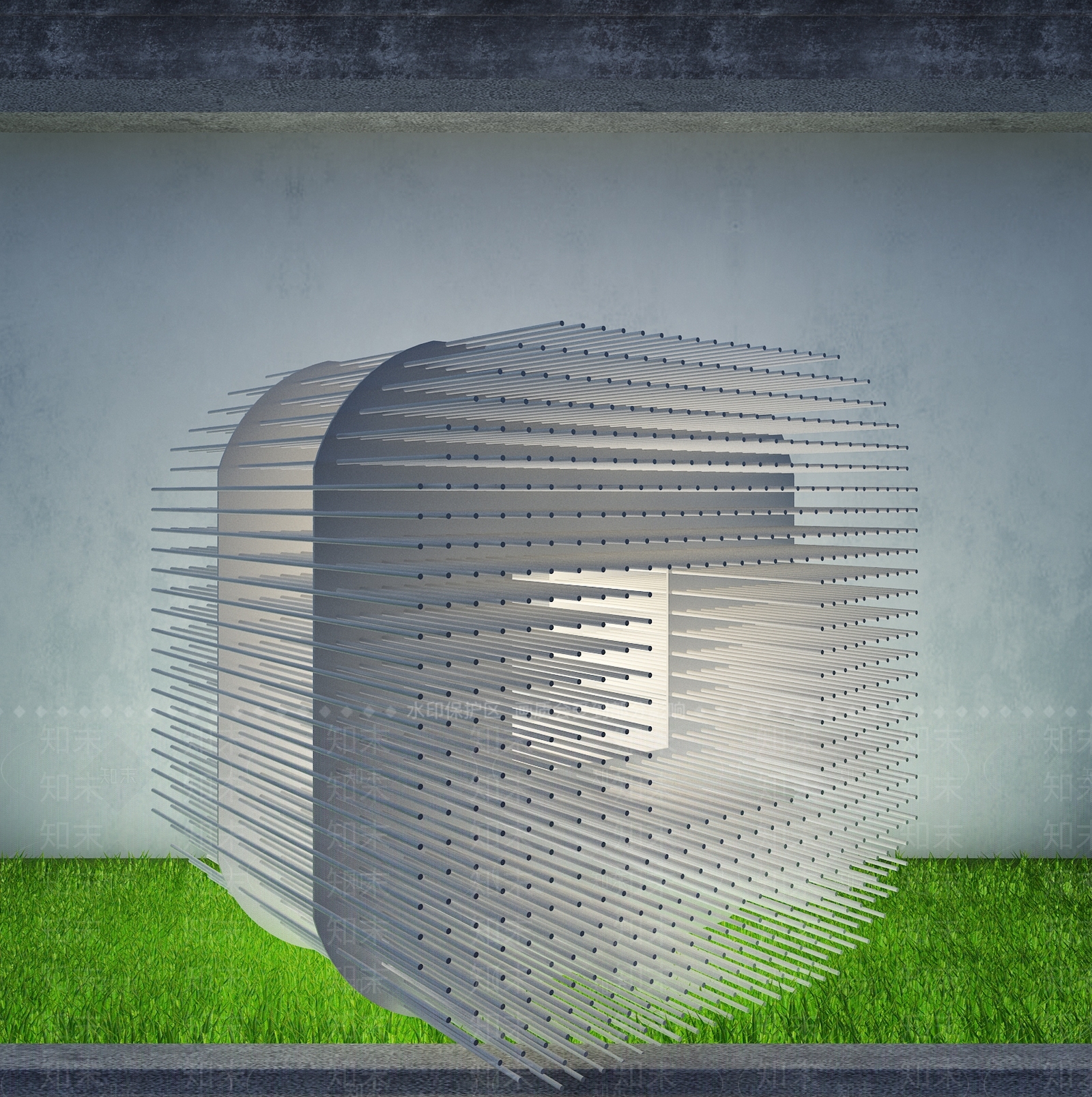 现代景观雕塑3D模型下载【ID:1194790065】