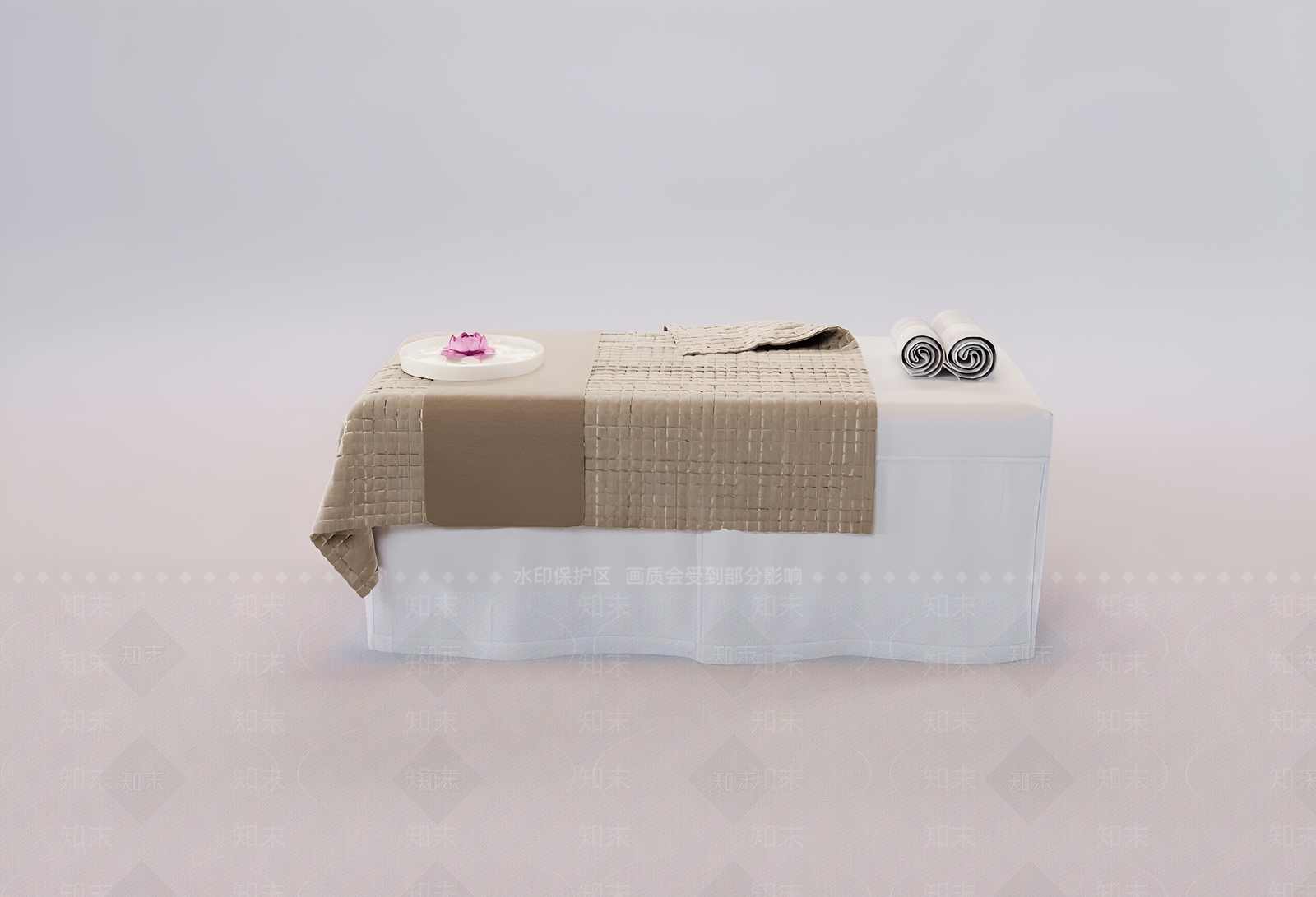 现代按摩床3D模型下载【ID:1194791652】