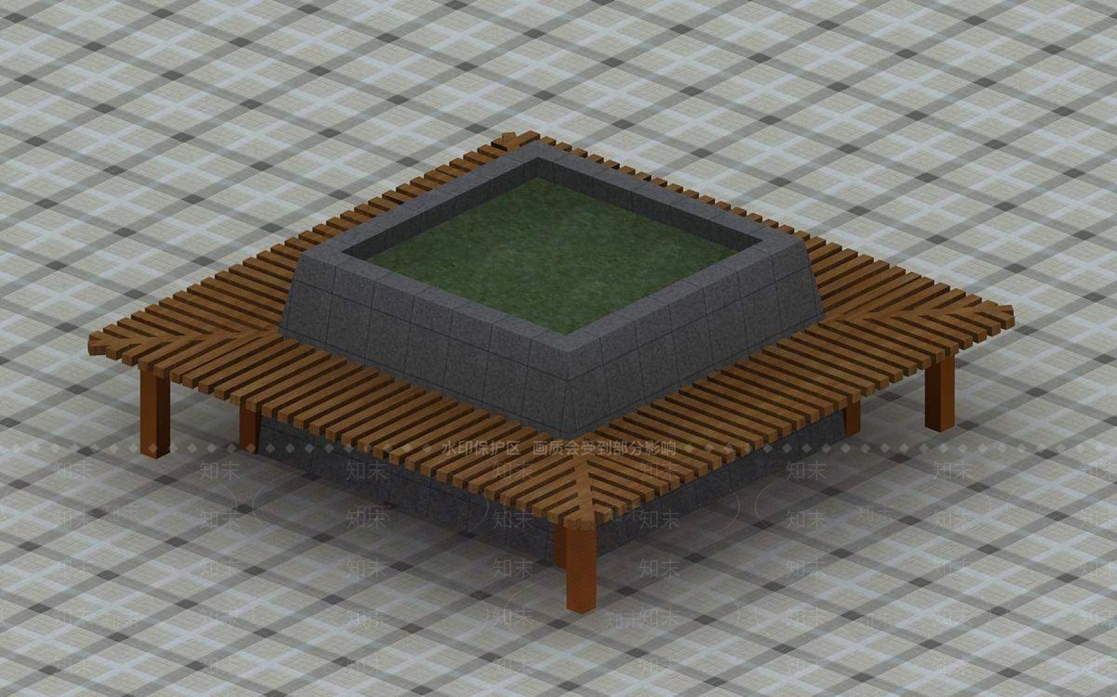 树池3D模型下载【ID:1194791891】