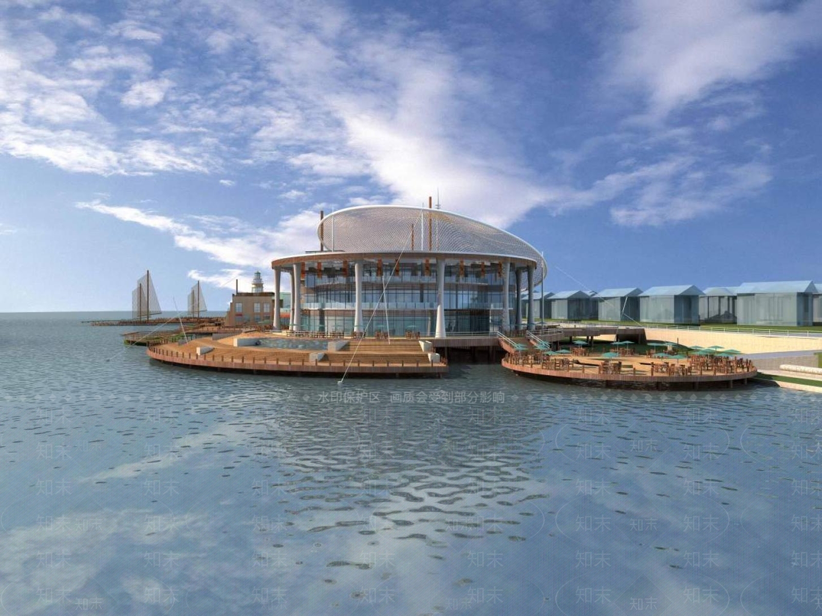 现代艺术风格建筑3D模型下载【ID:1194795579】