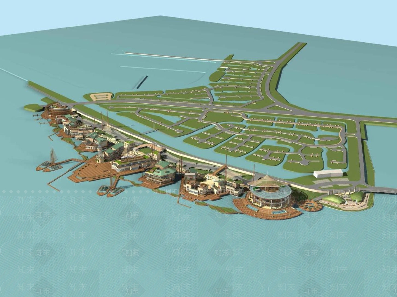 现代艺术风格建筑3D模型下载【ID:1194795579】