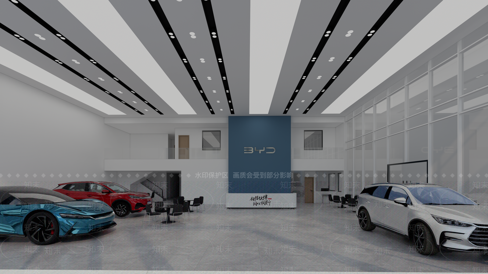 现代汽车4S店SU模型下载【ID:1199157858】