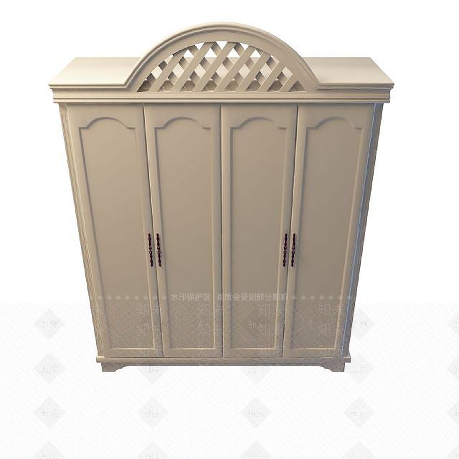 现代时尚衣柜3D模型下载【ID:1194800315】